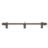 Carpe Diem Hardware - Acanthus 18'' O.C. {Approx.} w/ 1/2'' Round Smooth Bar Romanesque Style w/ Center Brace - Gilded Mercury