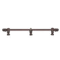Carpe Diem Hardware - Acanthus 18'' O.C. {Approx.} w/ 1/2'' Round Smooth Bar Romanesque Style w/ Center Brace - Gilded Mercury