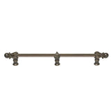 Carpe Diem Hardware - Acanthus 18'' O.C. (Approx.) With 1/2'' Round Smooth Bar Romanesque Style With Center Brace - Antique Brass