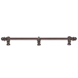 Carpe Diem Hardware - Acanthus 22'' O.C. {Approx.} w/ 1/2'' Round Smooth Bar Romanesque Style w/ Center Brace - Gilded Mercury