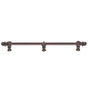Carpe Diem Hardware - Acanthus 22'' O.C. {Approx.} w/ 1/2'' Round Smooth Bar Romanesque Style w/ Center Brace - Gilded Mercury