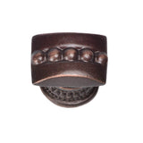 Beaded Center Rectangle Knob And Beaded Treatment On Bottom