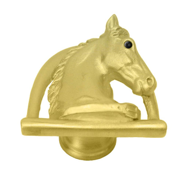 Carpe Diem Hardware - Horse In Stirrup w/ Strap Knob Right - Chalice