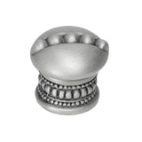 Carpe Diem Hardware - Beaded Round Knob W/ Beaded Center And Beaded Treatment On Bottom - Satin