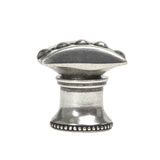 Carpe Diem Hardware - Beaded Center Rectangle Knob With Flared Foot - Chalice