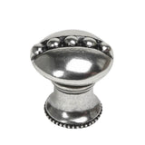 Beaded Round Knob W/ Beaded Center W/ Flared Foot