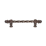 Carpe Diem Hardware - Acanthus 6'' O.C. (Approx.) With 3/8'' Twist Bar Long Pull Romanesque Style - Oil Rubbed Bronze