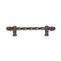 Carpe Diem Hardware - Acanthus 6'' O.C. (Approx.) With 3/8'' Twist Bar Long Pull Romanesque Style - Oil Rubbed Bronze