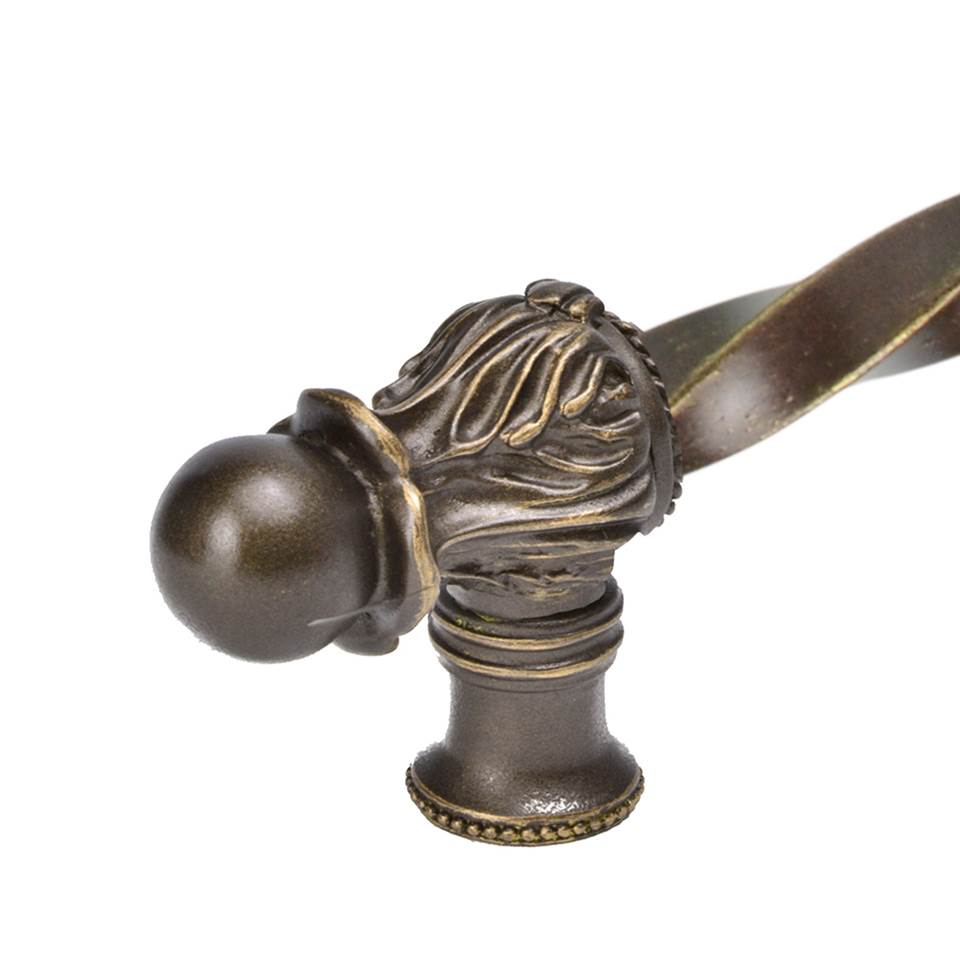 Acanthus 6'' O.C. (Approx.) With 3/8'' Twist Bar Long Pull Romanesque Style