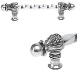Acanthus 6'' O.C. (Approx.) With 3/8'' Twist Bar Long Pull Romanesque Style