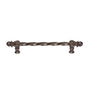Carpe Diem Hardware - Acanthus 9'' O.C. (Approx.) With 3/8'' Twist Bar Long Pull Romanesque Style - Oil Rubbed Bronze