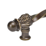Acanthus 9'' O.C. (Approx.) With 3/8'' Twist Bar Long Pull Romanesque Style