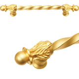 Acanthus 9'' O.C. (Approx.) With 3/8'' Twist Bar Long Pull Romanesque Style