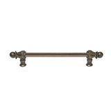 Carpe Diem Hardware - Acanthus 9'' O.C. (Approx.) With 1/2'' Smooth Bar Long Pull Romanesque Style In Antique Brass. - Antique Brass