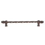 Carpe Diem Hardware - Acanthus 12'' O.C. (Approx.) With 3/8'' Twist Bar Long Pull Romanesque Style - Oil Rubbed Bronze
