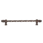 Carpe Diem Hardware - Acanthus 12'' O.C. (Approx.) With 3/8'' Twist Bar Long Pull Romanesque Style - Oil Rubbed Bronze