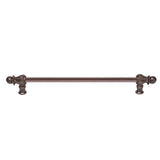 Carpe Diem Hardware - Acanthus 18'' O.C. {Approx.} w/ 1/2'' Round Smooth Bar Long Pull Romanesque Style - Gilded Mercury