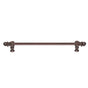 Carpe Diem Hardware - Acanthus 18'' O.C. {Approx.} w/ 1/2'' Round Smooth Bar Long Pull Romanesque Style - Gilded Mercury