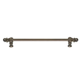 Carpe Diem Hardware - Acanthus 18'' O.C. (Approx.) With 1/2'' Smooth Bar Long Pull Romanesque Style In Antique Brass. - Antique Brass