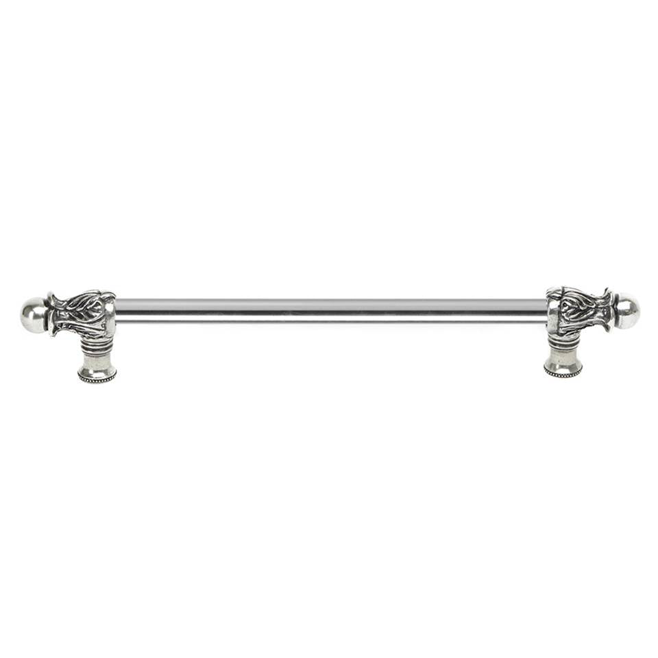 Carpe Diem Hardware - Acanthus 18'' O.C. (Approx.) With 1/2'' Smooth Bar Long Pull Romanesque Style In Chalice. - Chalice
