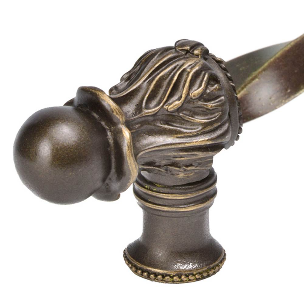 Acanthus 22'' O.C. (Approx.) With 3/8'' Twist Bar Long Pull Romanesque Style