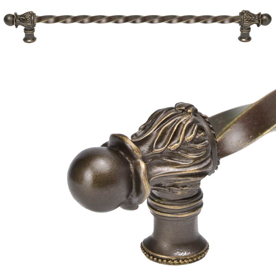 Acanthus 22'' O.C. (Approx.) With 3/8'' Twist Bar Long Pull Romanesque Style
