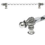 Carpe Diem Hardware - Acanthus 22'' O.C. (Approx.) With 3/8'' Twist Bar Long Pull Romanesque Style In Chalice. - Chalice