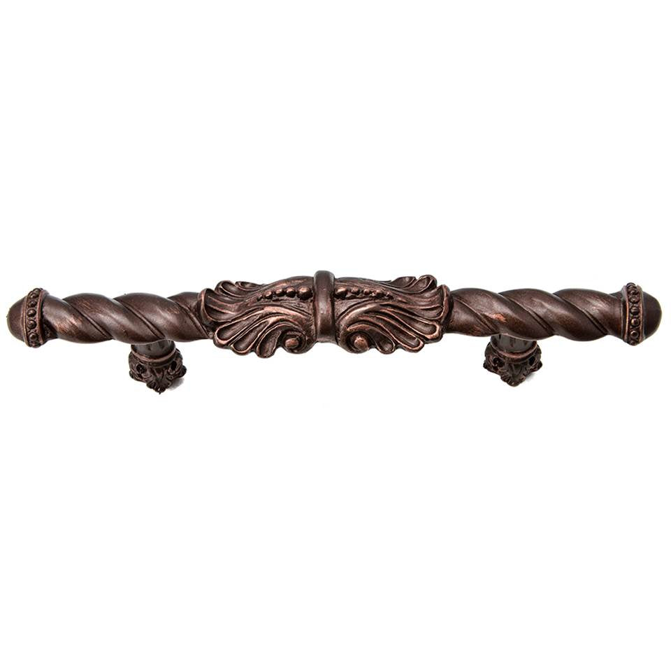Carpe Diem Hardware - Acanthus 4'' O.C. Large Pull Romanesque Style - Oil Rubbed Bronze