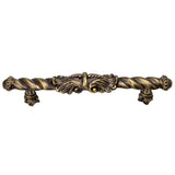 Carpe Diem Hardware - Acanthus 5'' O.C. Large Pull Romanesque Style In Antique Brass. - Antique Brass