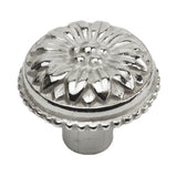 Carpe Diem Hardware - Acanthus Large Knob Rosette Style - Platinum