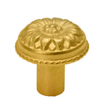 Carpe Diem Hardware - Acanthus Large Knob Rosette Style - Gilded Mercury