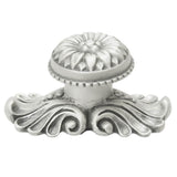 Acanthus Large Knob w/ Flared Foot Rosette Style w/ Medium Backplate