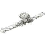 Acanthus Large Knob w/ Flared Foot Rosette Style