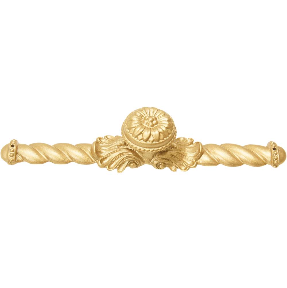 Carpe Diem Hardware - Acanthus Large Knob With Flared Foot Rosette Style With Large Backplate In Soft Gold. - Soft Gold