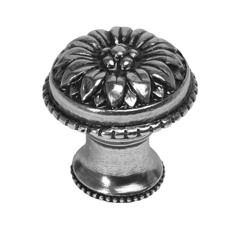 Carpe Diem Hardware - Acanthus Large Knob With Flared Foot Rosette Style In Gilded Mercury. - Chalice