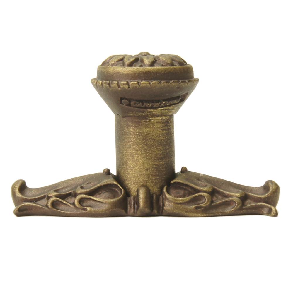 Acanthus Small Knob Rosette Style w/ Rope Small Backplate