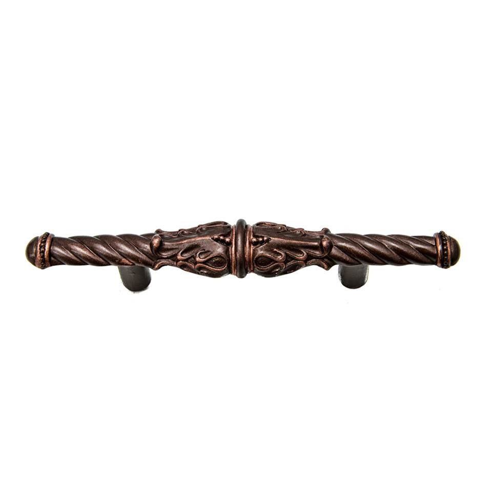Carpe Diem Hardware - Acanthus 3'' O.C. Pull Romanesque Style - Oil Rubbed Bronze