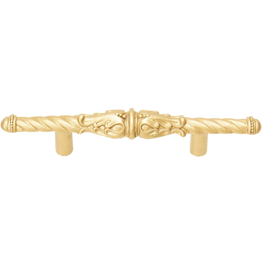 Carpe Diem Hardware - Acanthus 3'' O.C. Pull Romanesque Style In Soft Gold. - Soft Gold