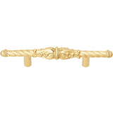 Carpe Diem Hardware - Acanthus 3'' O.C. Pull Romanesque Style In Soft Gold. - Soft Gold