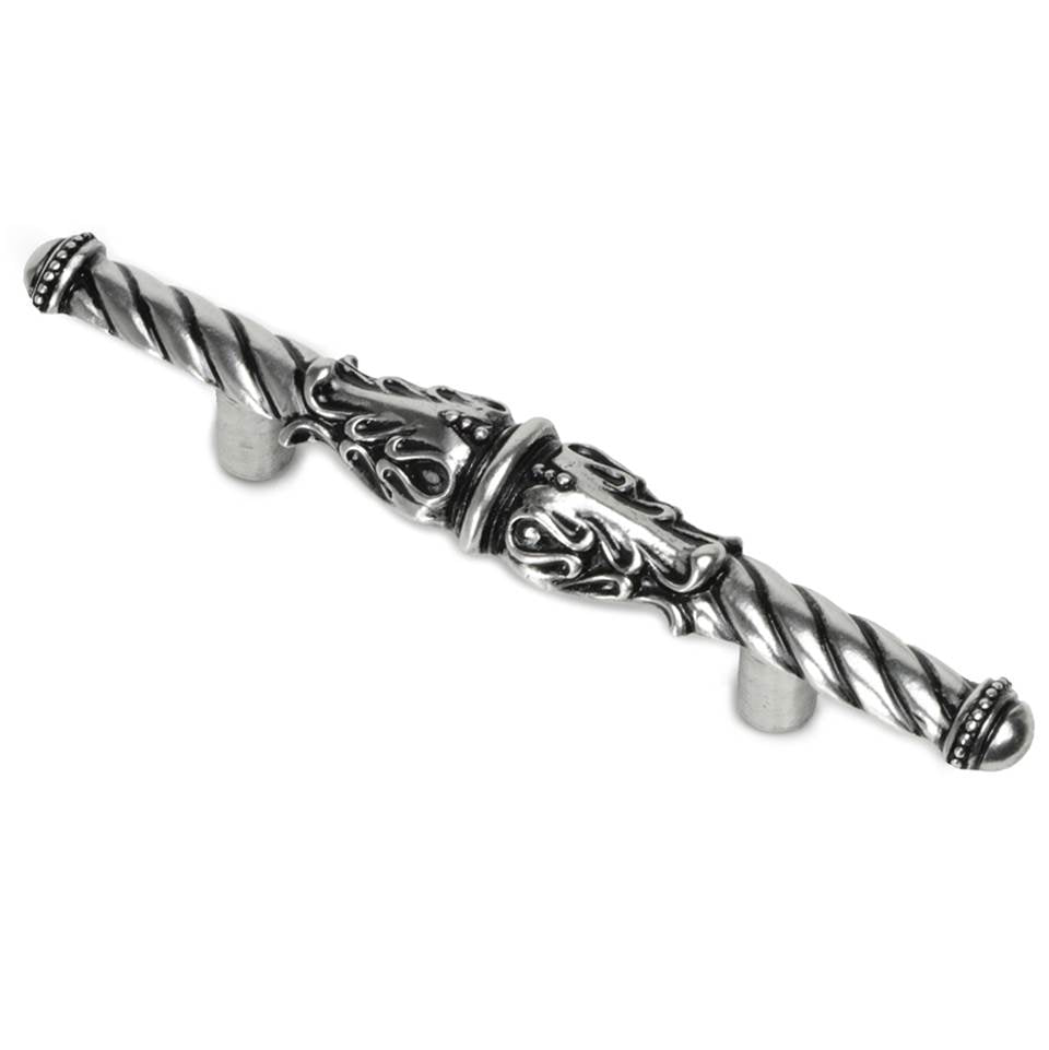Carpe Diem Hardware - Acanthus 3'' O.C. Pull Romanesque Style In Gilded Mercury. - Chalice