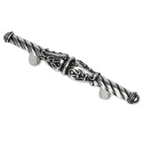 Carpe Diem Hardware - Acanthus 3'' O.C. Pull Romanesque Style In Gilded Mercury. - Chalice