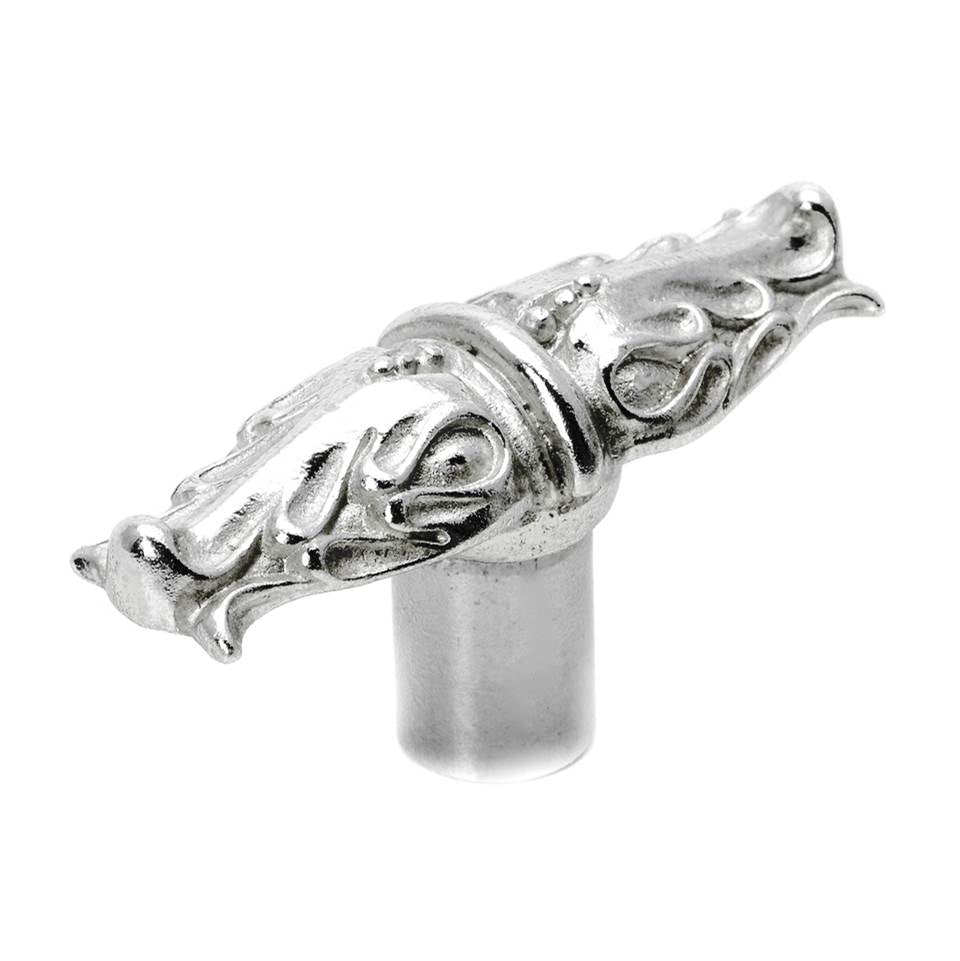 Carpe Diem Hardware - Acanthus Leaves Large Knob Romanesque Style - Platinum