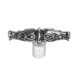 Acanthus Leaves Large Knob Romanesque Style