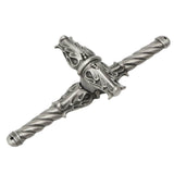 Acanthus Leave Large Knob w/ Rope Large Backplate Romanesque Style