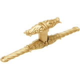 Acanthus Leave Large Knob w/ Rope Large Backplate Romanesque Style
