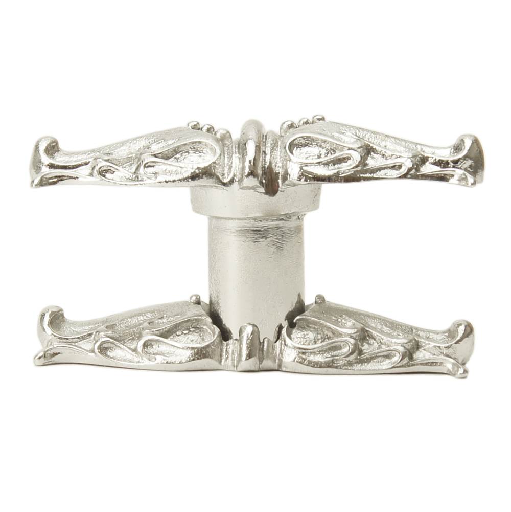 Acanthus Leave Large Knob w/ Rope Small Backplate Romanesque Style