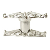 Acanthus Leave Large Knob w/ Rope Small Backplate Romanesque Style