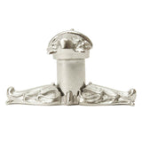 Acanthus Leave Large Knob w/ Rope Small Backplate Romanesque Style