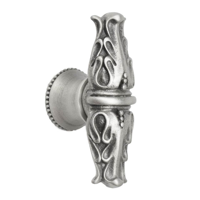 Carpe Diem Hardware - Acanthus Leaves Large Knob w/ Flared Foot Romanesque Style - Chrysalis