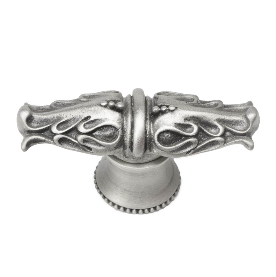 Acanthus Leaves Large Knob w/ Flared Foot Romanesque Style